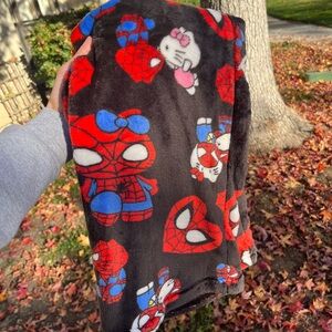 Hello kitty x spider man pajamas